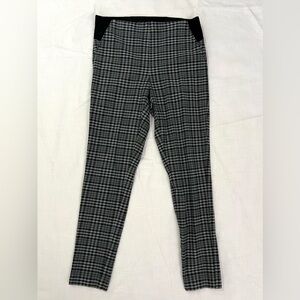 Plaid Black and Gray Pants